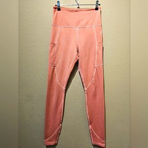 Curves N Combatboots Pink Leggings Size Medium